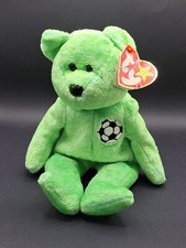 TY Beanie Baby Kicks Bear 1999 With Bent Tag