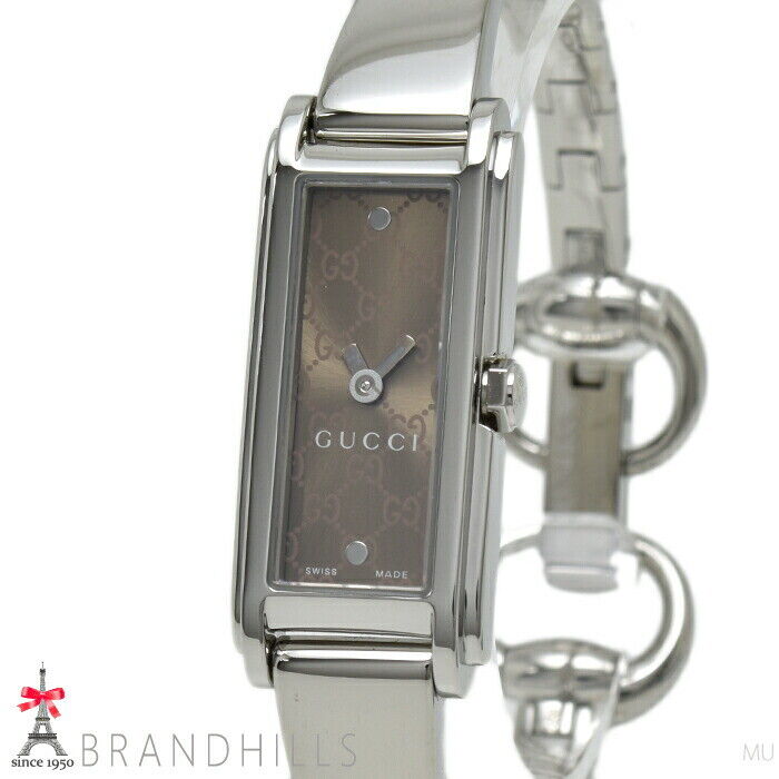 Gucci Watch Women s Quartz 109 G Line SS Brown Dial YA109529 Gucci Watch Women s Quartz 109 G Line SS Brown Dial YA109529