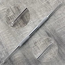 Stainless Steel Blackhead Remover Extractor Facial Tool Eye Hole Blemish Remover