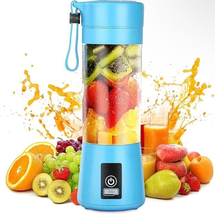 Portable Blender Juicer Cup Smoothies Mixer Fruit Machine USB Rechargeable J6W2&nbsp;