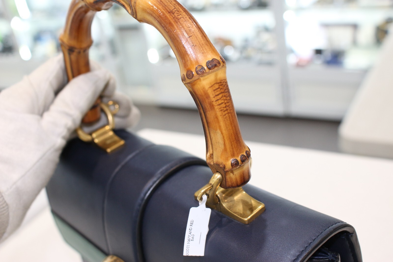 GUCCI Gucci Tri Color Leather Large Dionysus Bamboo Top Handle Bag image 7