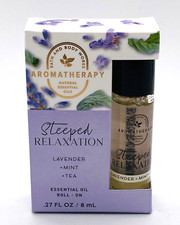 Bath  Body Works Aromatherapy Steeped Relaxation Lavender Essential Oil Roll On
