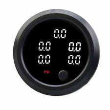 52mm Five Display Air Pressure Gauge 0-232 Psi Air Suspension Air Ride 5x 18npt 52mm Five Display Air Pressure Gauge 0-232 Psi Air Suspension Air Ride 5x 18npt