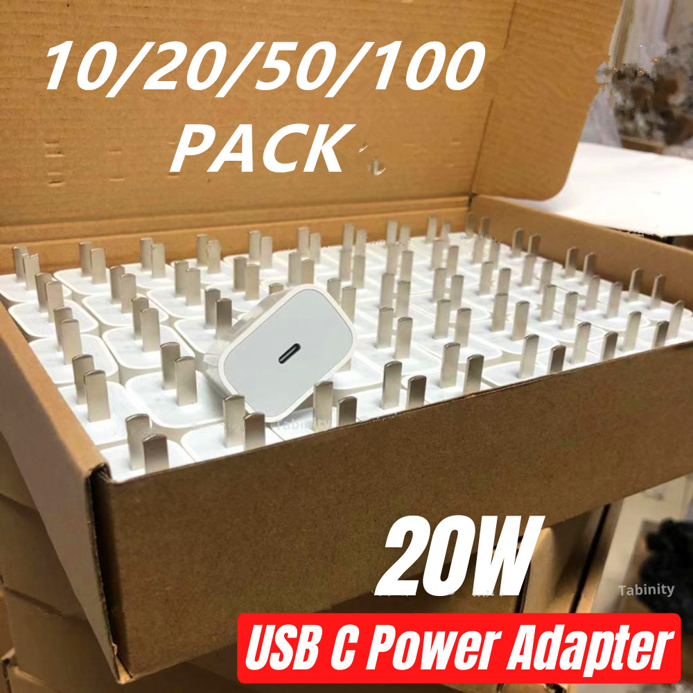 20W USB C Type C Fast Charger Power Adapter Block For iPhone iPad Wholesale Lot