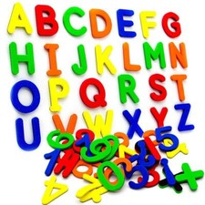 24-76pcs Magnetic Alphabet Letters Eva Foam Refrigerator Stickers Toddlers Kids