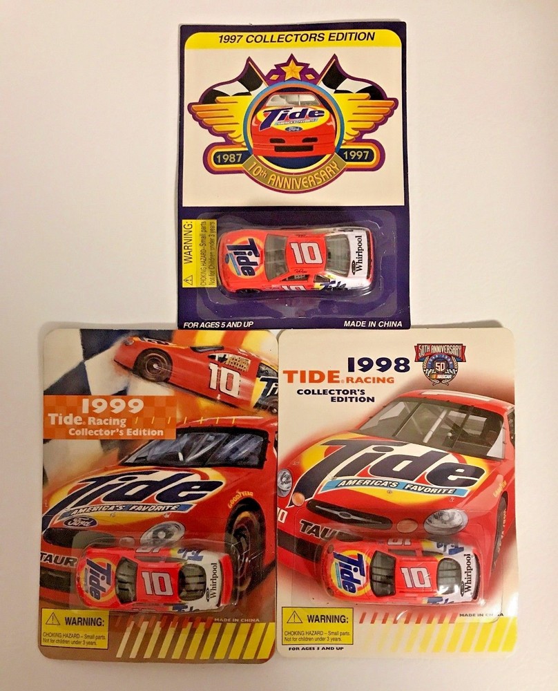 Racing Champions Tide Collector Edition 1997, 1998 & 1999 1:64 scale (3 cars)