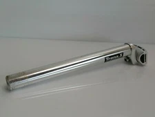 Tranz X Components BMX MTB Seatpost Silver 9.5" Length 