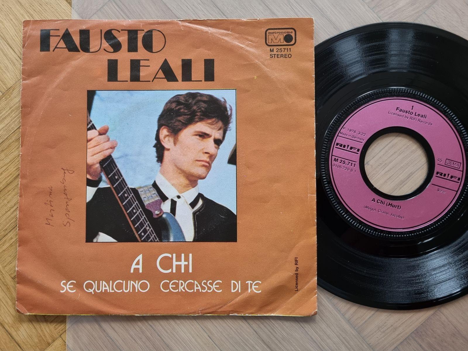 7"" Single Fausto Leali - A chi Vinyl Germany