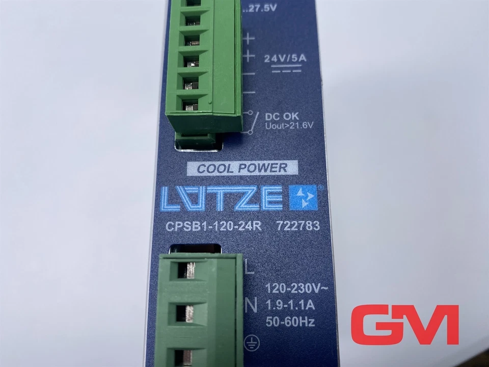 Lütze Schaltnetzteil 722783 switching power supply CPSB1-120-24R DC 24 V - Image 4 of 4