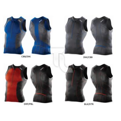 2xu Perform Tri Singlet Top Herren MT3861 NEU Triathon Shirt