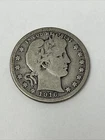 1916 D Liberty Head "Barber" Quarter Silver 25¢