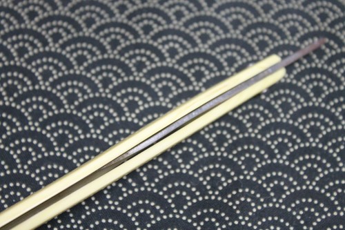 Rare VTG Henkotsu Hinoshita Kaizan Large KAMISORI Japanese Straight Razor Japan - Picture 11 of 12