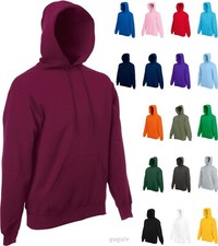 Fruit of the Loom Hooded Sweatshirt S M L XL XXL in 18 Farben Kapuzen Hoodie