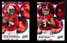2023 Panini Father's Day Bryce Young RC #FB2 +Malik Cunningham RC Rookie Card