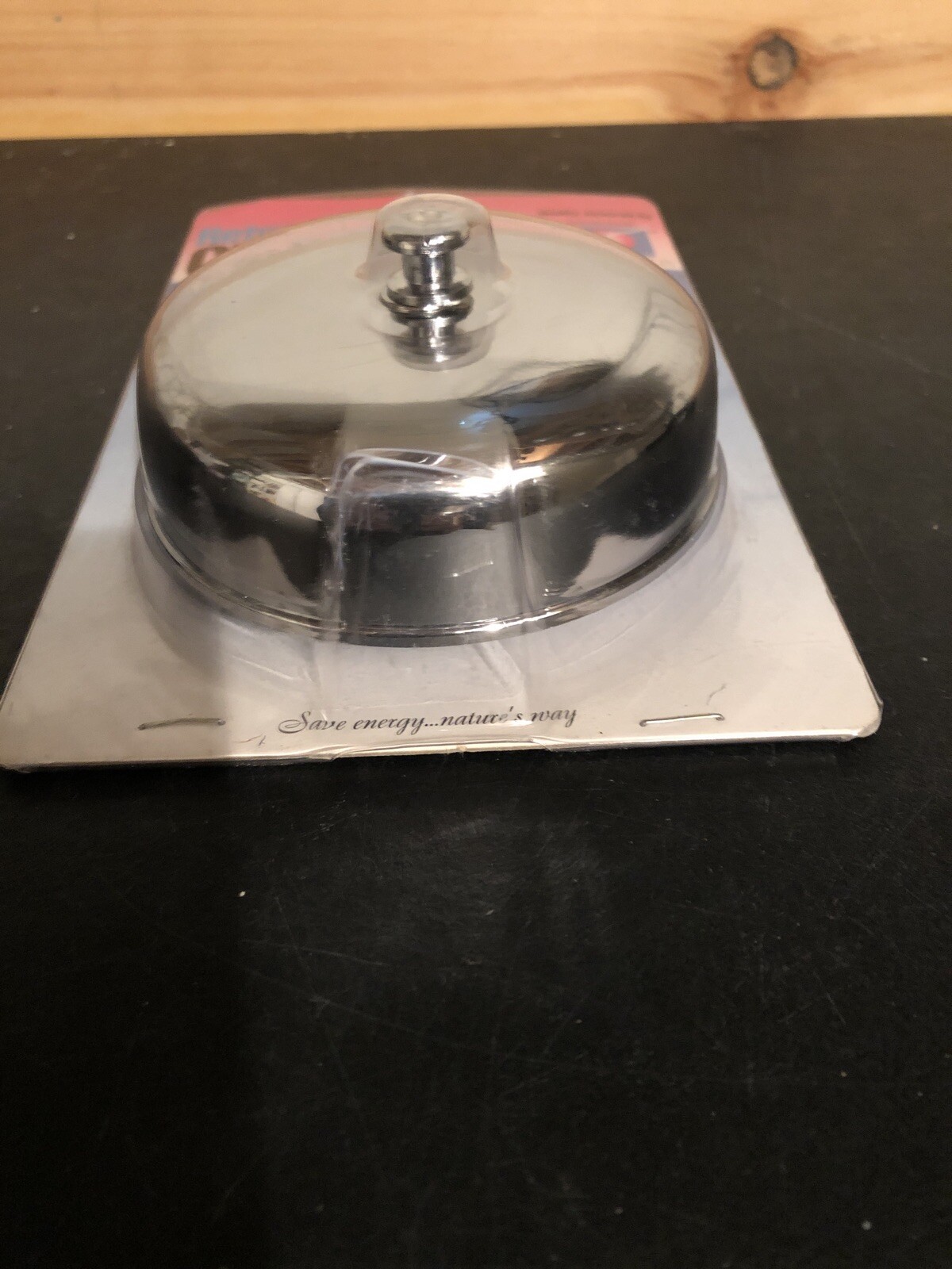 National Home Products 8' Retractable Clothesline Reel- Chrome Finish New In PKG