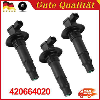 FÜR SEA-DOO WAKE GTX RXP 155 215 255 GTI 130 155 4-TEC ZÜNDSPULE 420664020 X3