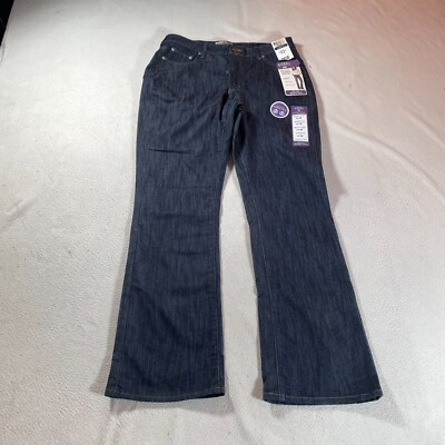 Lee Riders Jeans Womens 12 Blue Boot Cut Stretch Flex Denim Western Farm 31x30