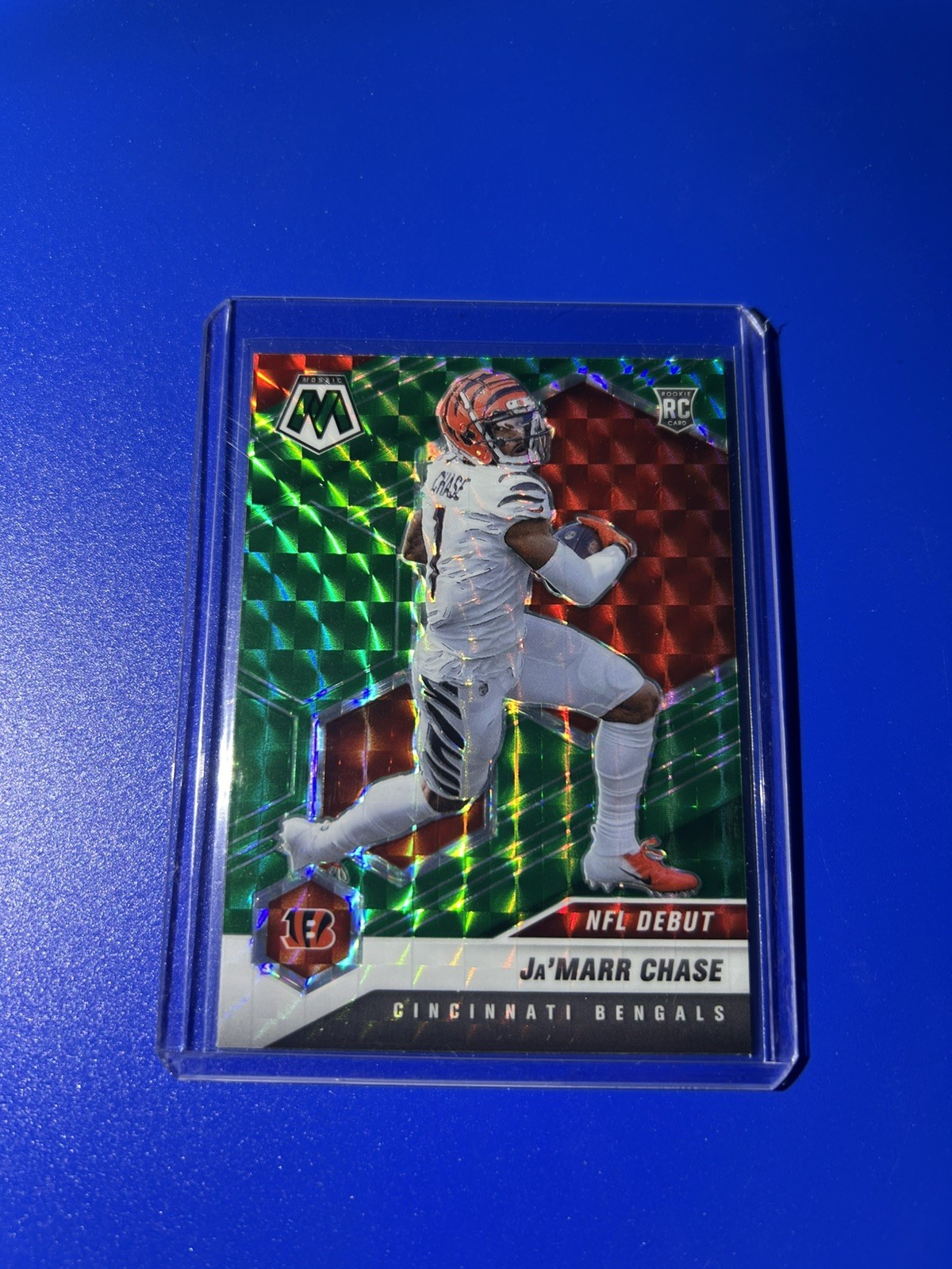 JaMarr Chase Panini Mosaic #247 Green Mosaic
