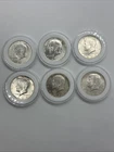 1964 50C Kennedy Half Dollar 90% Silver .9 Fine Lot Of X6 Coins 2.17 Oz