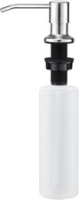 Built in Soap Dispenser for Kitchen Sink,Stainless Steel Pump Head 13oz Bottle