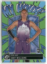 2024-25 Donruss Optic #4 Cody Williams My House Lime Green #/199