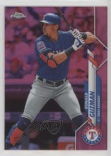 2020 Topps Chrome Pink Refractor Ronald Guzman #129 h1f