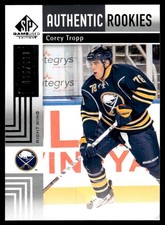 2011-12 SP Game Used Corey Tropp Rookie 005/699 Buffalo Sabres #176