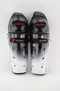 CCM Jetspeed FT 8  Ice Hockey Shin Guards Junior Size 13 (0301-8815)
