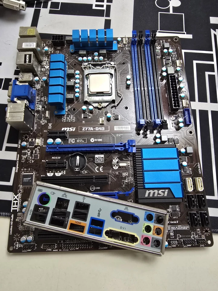 Motherboard Lot For Parts Or Repair Z77, Z97, H81, H87, B250 Intel - Image 2 of 4