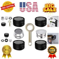 4PCS 2.2 GPM Faucet Aerator, 2 Pack Aeration Filter Replacement Parts With Br...