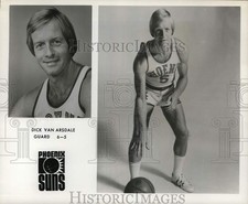 1975 Press Photo Phoenix Suns' guard Dick Van Arsdale - pis15270