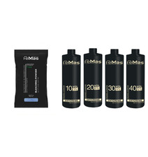 FemMas SET Blondierpulver Blondierung 500g Blau im Beutel & Femmas Oxydant 1L