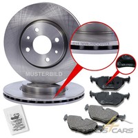 Atec Bremsscheiben BelÜFtet Ø300 + BremsbelÄGe Vorne FÜR BMW 3-ER E46 318-328
