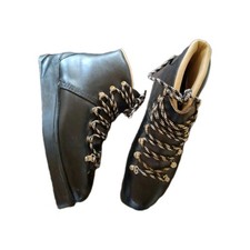 Rarität Nagelneue Vintage Leder Skistiefel G...