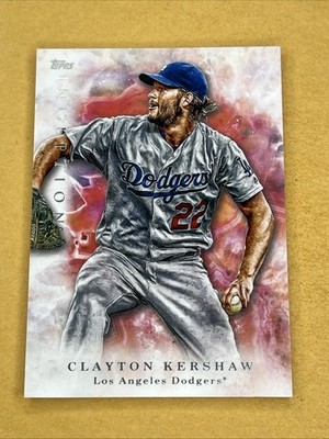 2017 Topps Inception Clayton Kershaw #10 Los Angeles Dodgers Dodgers