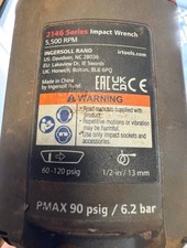 Ingersoll Rand Ir 2146 Air Impact Wrench 12 Drive Pneumatic Heavy Duty