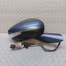 Citroen C4 Picasso Grand 2013-2020 Drivers Side O/S Power Fold Wing Mirror Blue