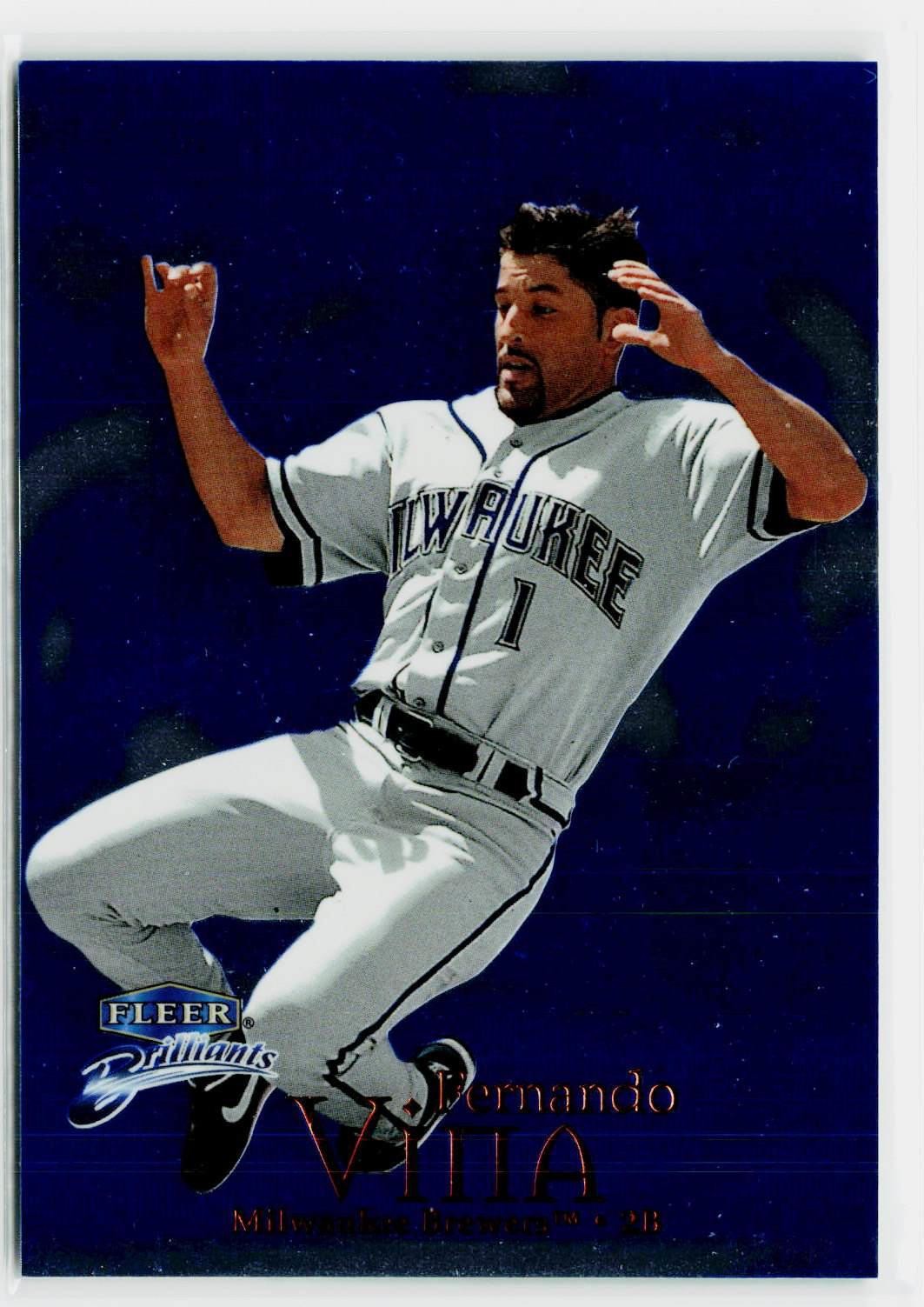 1999 Fleer Brilliants Fernando Vina #109B Blue