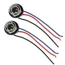 2PCS 1157 LED Bulb Socket Plug, 2057/2357/7528 Turn Signal Light 2 PCS