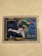 2026 Topps Series 1 Jacob Lopez #76 Gold Sandglitter #’d 33/50 Athletics
