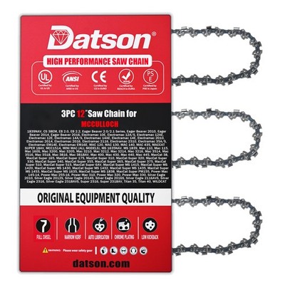 12'' Chainsaw Chain for MCCULLOCH MAC 120,MAC 130,MAC 140 3/8''LP .050'' 44 DL
