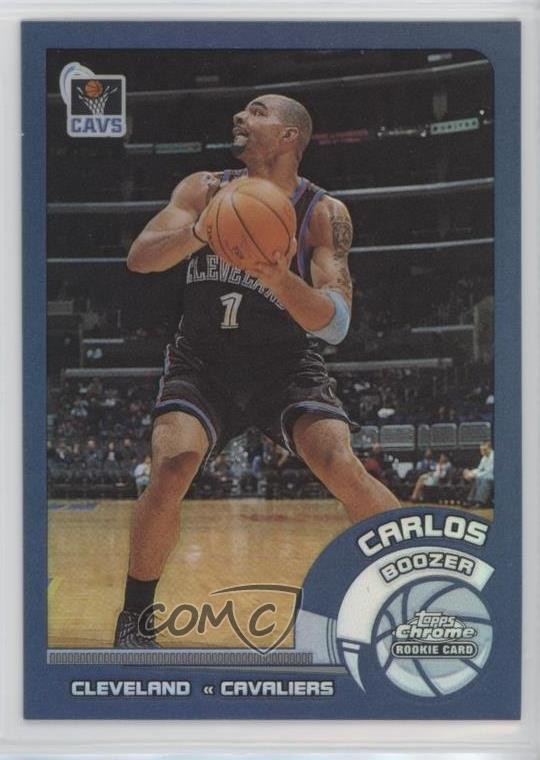 2002-03 Topps Chrome Refractor Carlos Boozer #127 0fr7
