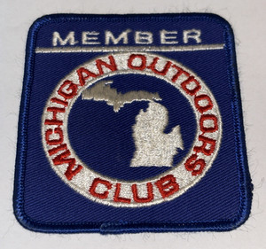 Vintage Michigan Outdoors Club Patch