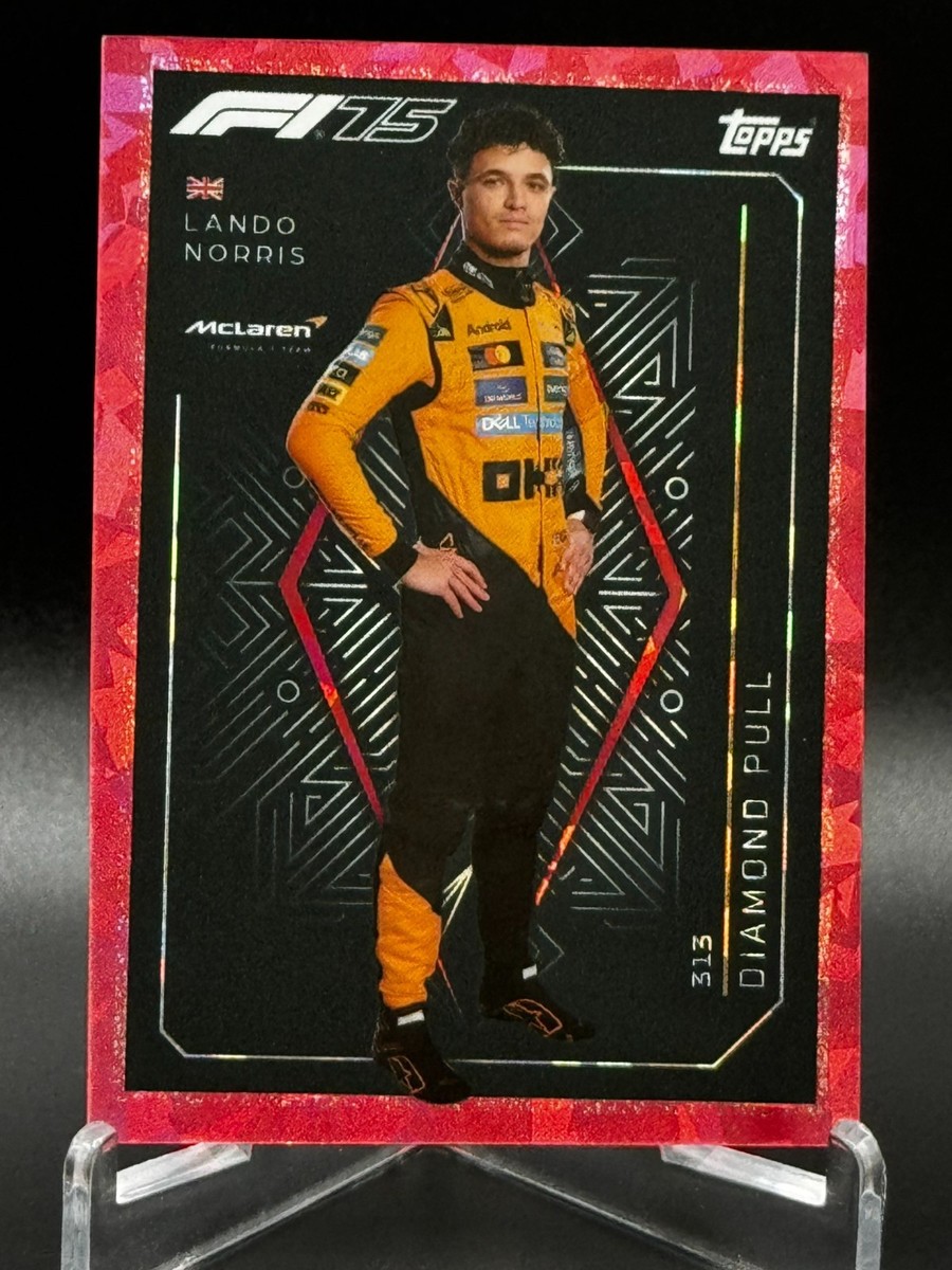 2025 Topps Turbo Attax F1 Lando Norris #313 Diamond Pull Pink