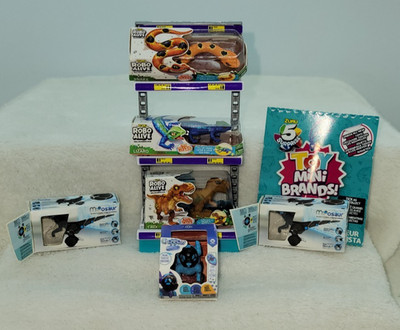 Zuru Mini Brands Toys Robo Alive Raptor Dog T-Rex Snake Lizard Series 1/2 Lot