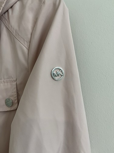 Autentica giacca Anorak Michael Kors da donna con cappuccio taglia L rosa prezzo al pubblico consigliato: $180 - Foto 5 di 8