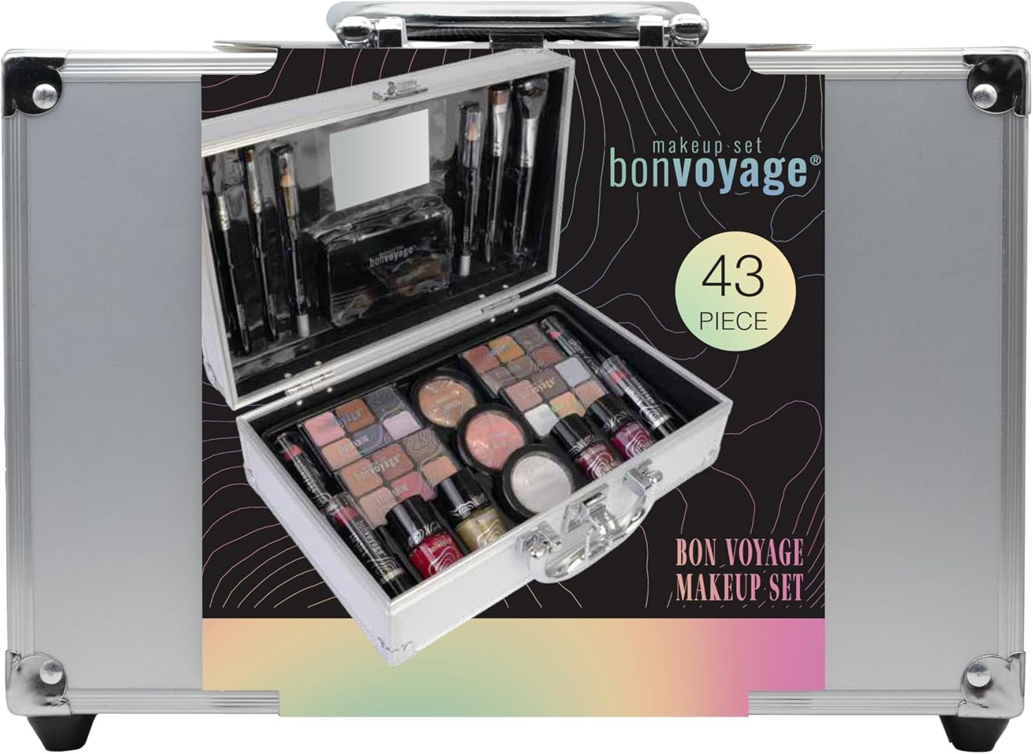 Makeup Kit Donna Completo: Palette Ombretti Pigmentati e Rossetti Matte - 2