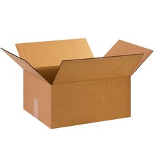 USA 15 x 13 x 7 Corrugated Cardboard Boxes, Medium 15L x 13W x 7H, Pack of 25