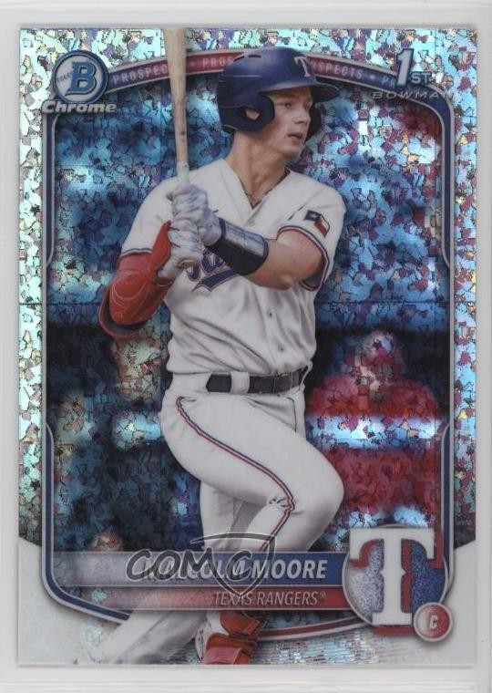 2025 Bowman Chrome Prospects Mini-Diamond Refractor Malcolm Moore #BCP-129