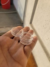 250 Small Clear 5g Grams/mL Plastic Jars for Cosmetic Sample Container Pot Cream